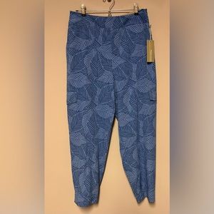NWT Soft Surroundings LIGHTWEIGHT Cropped PANTS Cargo JOGGER Women’s MEDIUM